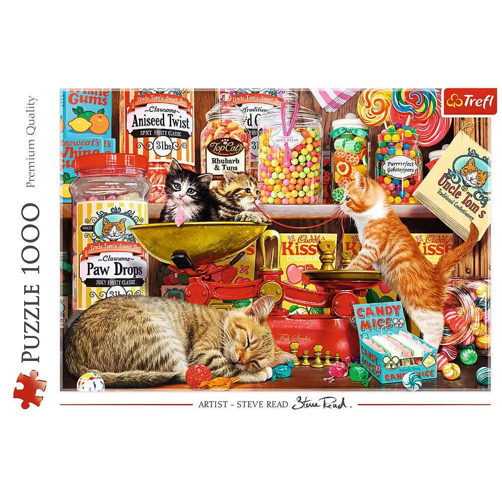 PUZZLE TREFL 1000 PISICI SI DULCIURI