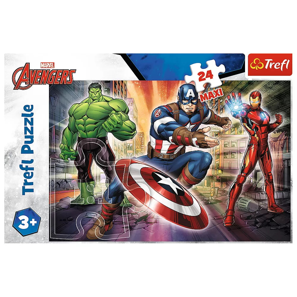 PUZZLE TREFL 24 MAXI EROI AVENGERS