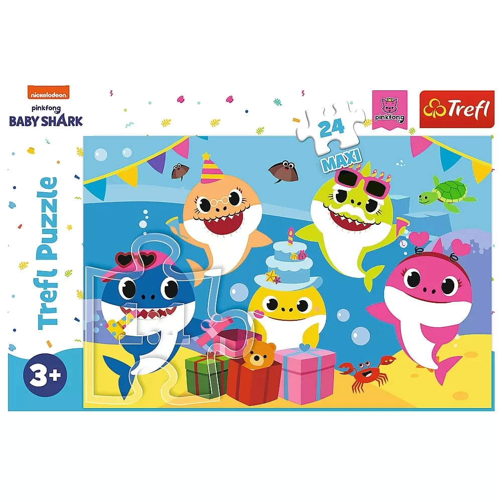 PUZZLE TREFL 24 MAXI HAPPY BABY SHARK