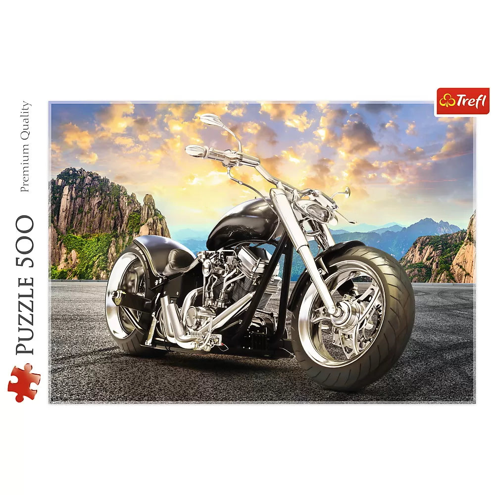 PUZZLE TREFL 500 MOTOCICLETA NEAGRA