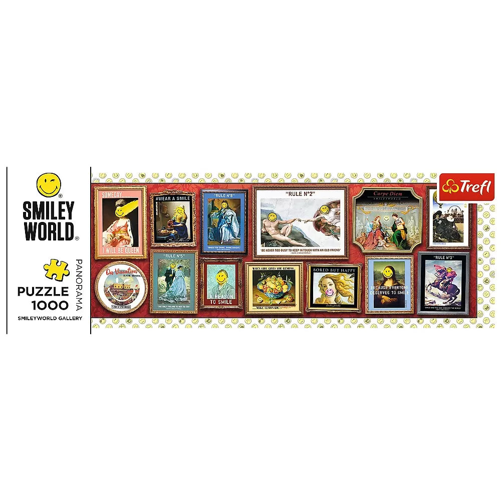 PUZZLE TREFL 1000 PANORAMA LUMEA SMILEY