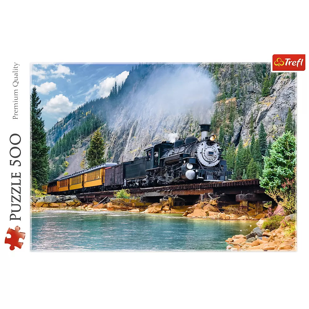 PUZZLE TREFL 500 TREN PRIN MUNTI