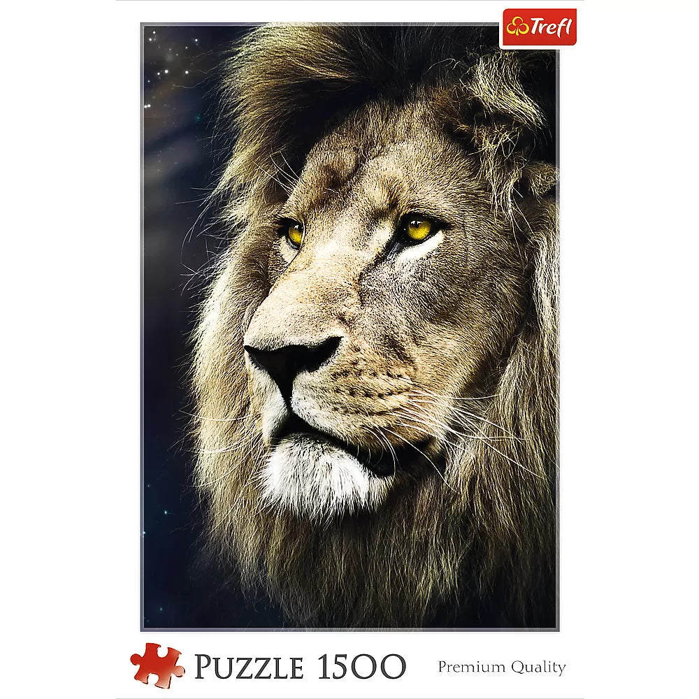 PUZZLE TREFL 1500 LEU PORTRET