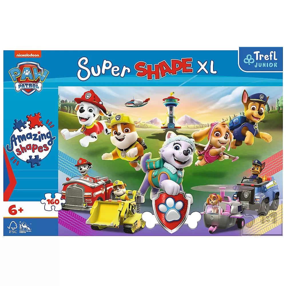 PUZZLE TREFL PRIMO SUPER SHAPE XXL 160 PATRULA CATELUSILOR