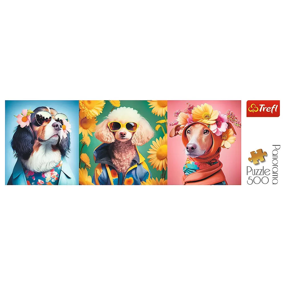 PUZZLE TREFL 500 PANORAMA SAPTAMANA MODEI CATEILOR