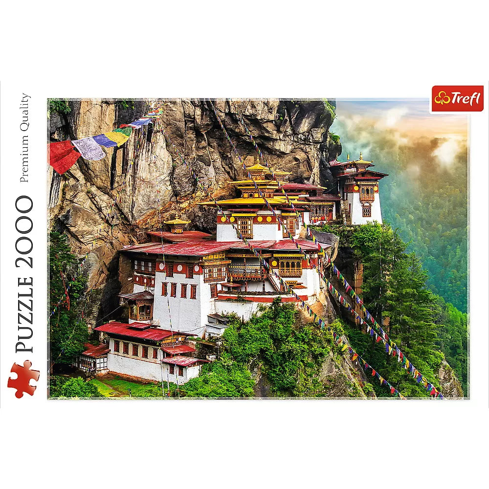 PUZZLE TREFL 2000 CUIBUL TIGRULUI BHUTAN